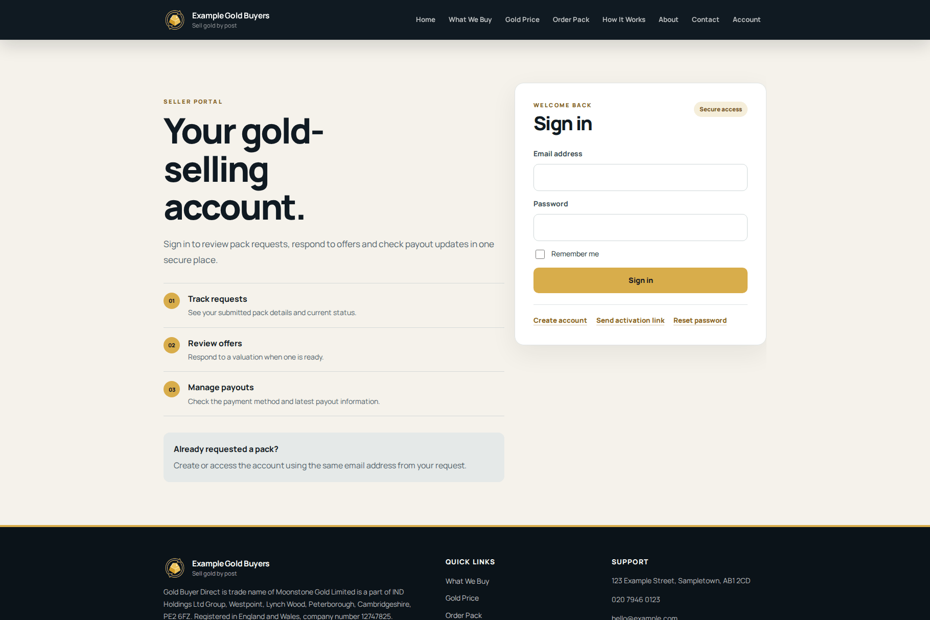 WordPress Theme for Gold Buyers and Cash-for-Gold Businesses - Image 8