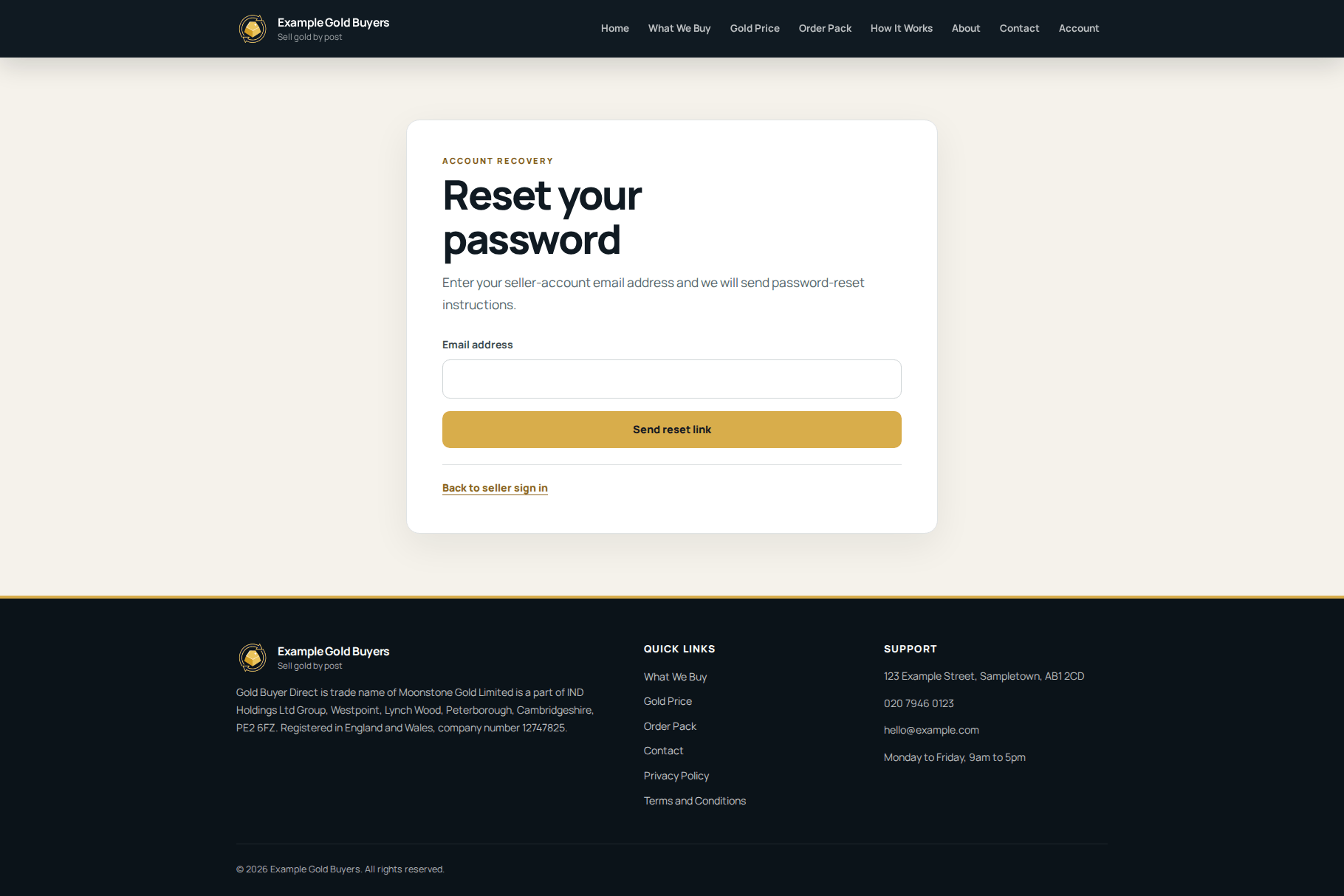 WordPress Theme for Gold Buyers and Cash-for-Gold Businesses - Image 5