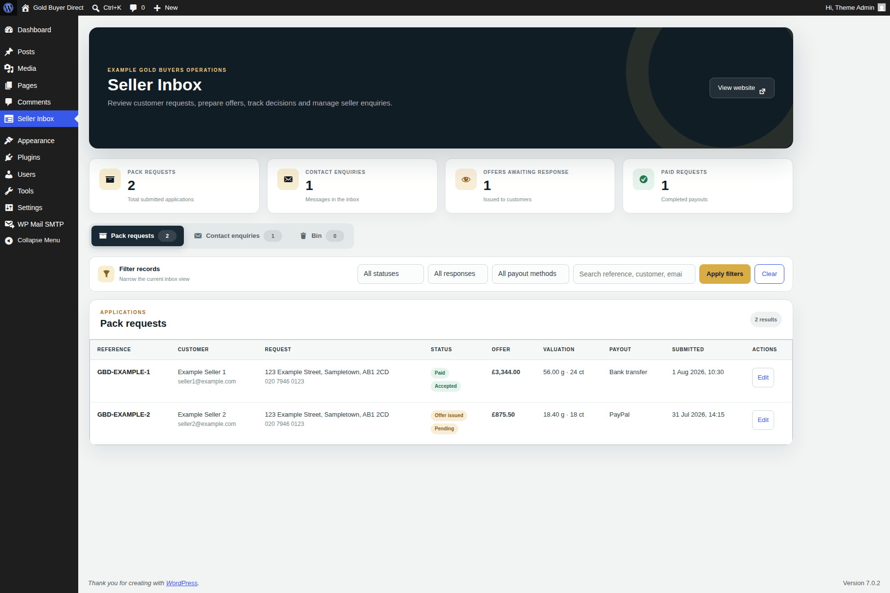 WordPress Theme for Gold Buyers and Cash-for-Gold Businesses - Image 3